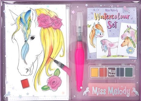 Kreatívna sada Miss Melody, Watecolour Set