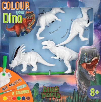 Tvorivá sada na maľovanie dinosaurov Dino World