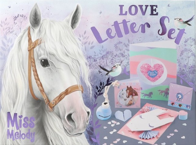 Listová súprava Slečna Melody, Láska, biely kôň