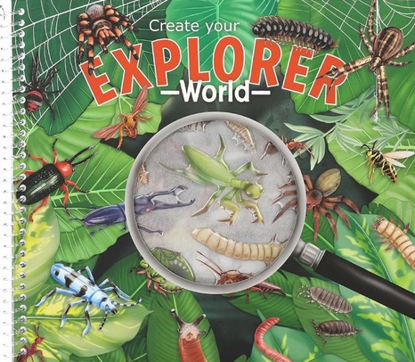 Kreatívny zošit s nálepkami – svet hmyzu Explorer World