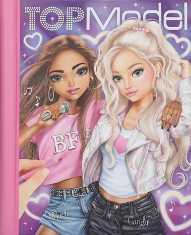 Kreatívna omaľovánka s LED svetlami a hudbou - Top model My BFF