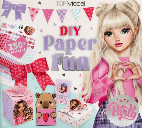 Kreatívna sada na výrobu dekorácií s nálepkami - Top Model (Diy Paper fun)