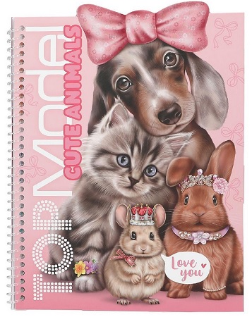 Top Model Gute Animals - Kreatívny blok nálepiek