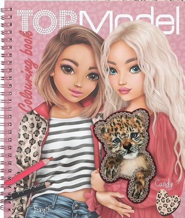 Top Model LeoHeart - Kreatívna omaľovánka s nálepkami