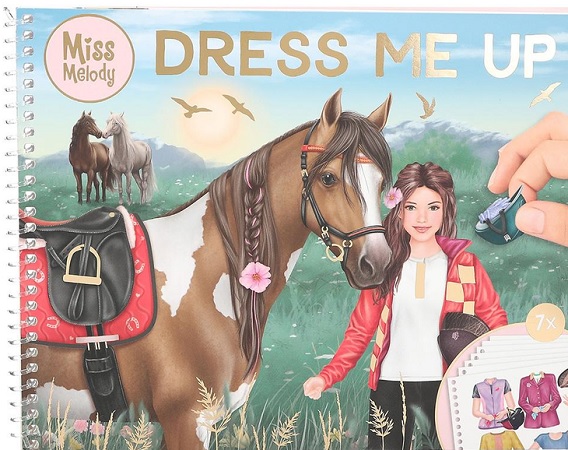 Kreatívna kniha nálepiek - Miss Melody