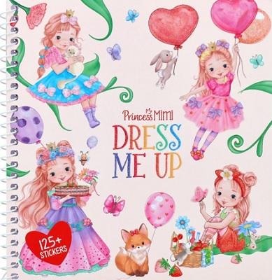 Zošit s nálepkami Princess Mimi Dress Me Up