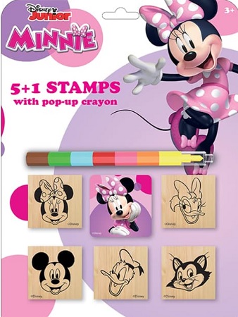 Pečiatky 5 + 1 s voskovkou Minnie