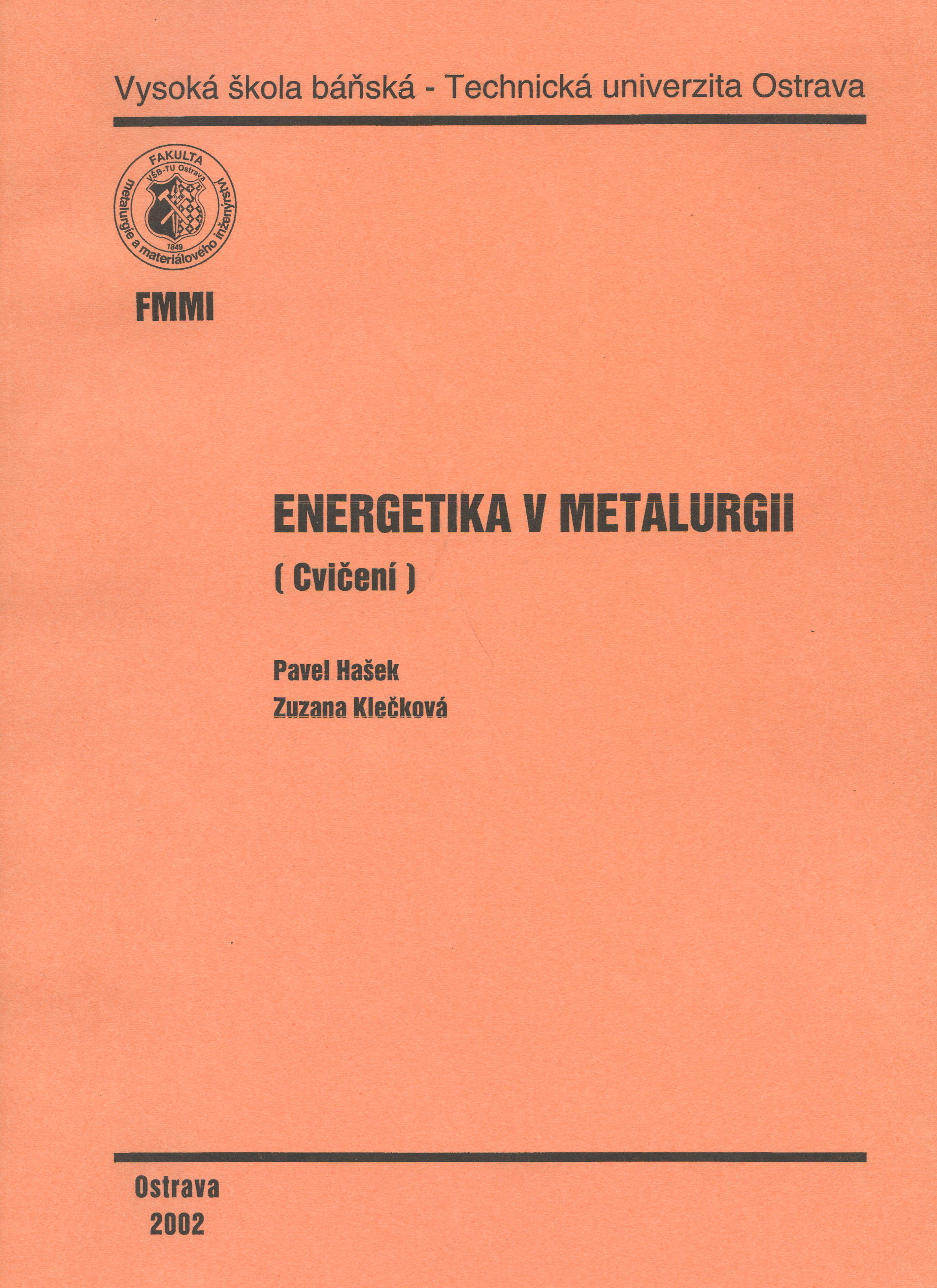 Energetika v metalurgii - cvičení