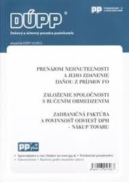 DUPP 15/2013 Prenájom nehnutelnosti a jeho zdanenie daňou z príjmov FO