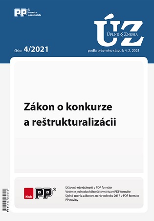 UZZ 4/2021 Zákon o konkurze a reštrukturalizácii