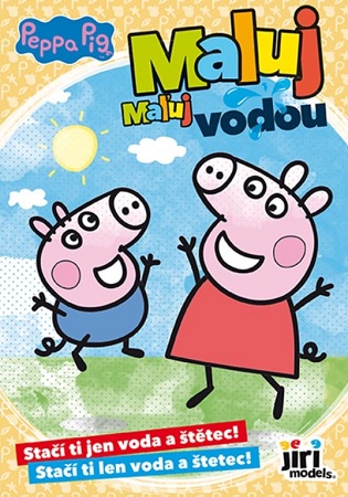 Maľuj vodou Prasiatko Peppa A5