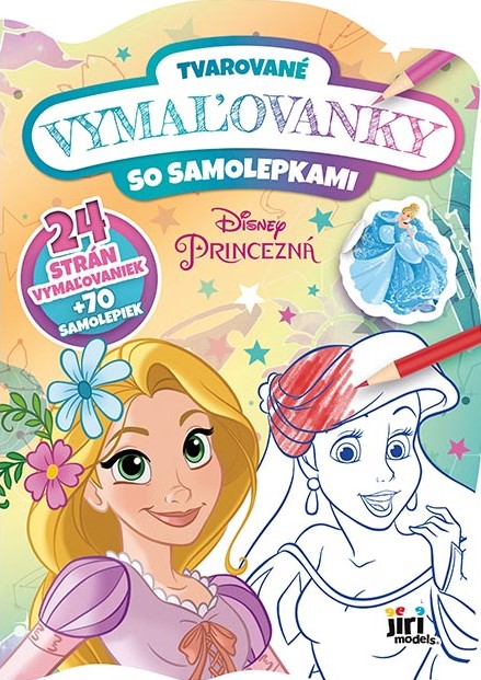 Tvarované vymaľovanky/ Princezné