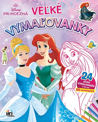 Veľké vymaľovanky Princezná