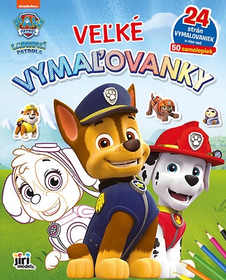 Veľké vymaľovanky Labková patrola
