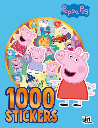 1 000 samolepiek v zošite Prasiatko Peppa