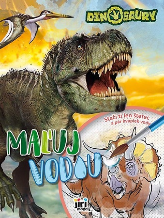 Maľuj vodou A4 Dinosaury
