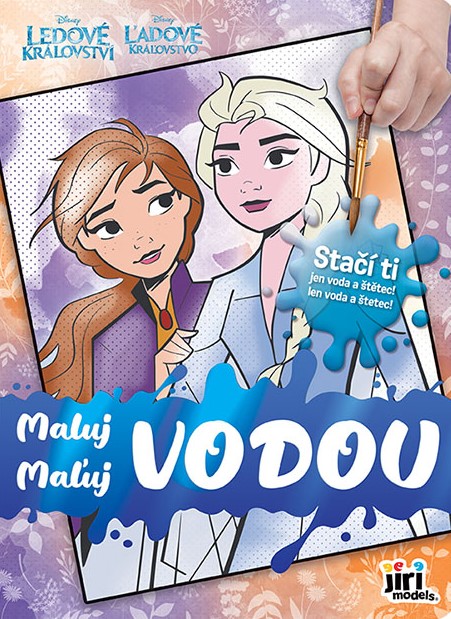 Maľuj vodou Ľadové kráľovstvo