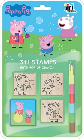 Pečiatky 3 + 1 Prasiatko Peppa