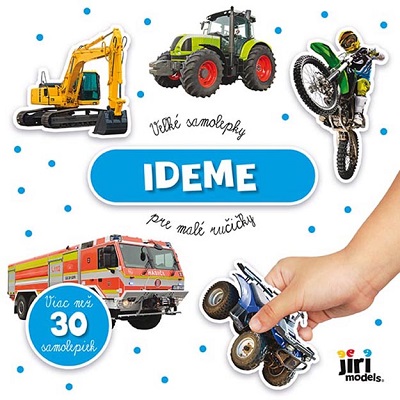 Veľké samolepky pre malé ručičky - Ideme