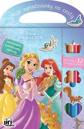 Moje vymaľovanky na cesty Princezné