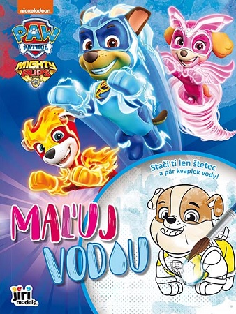 Maľuj vodou A4 Labková patrola