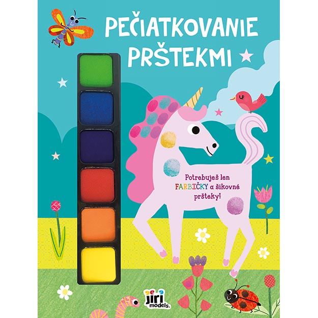 Pečiatkovanie prstíkmi Jednorožec