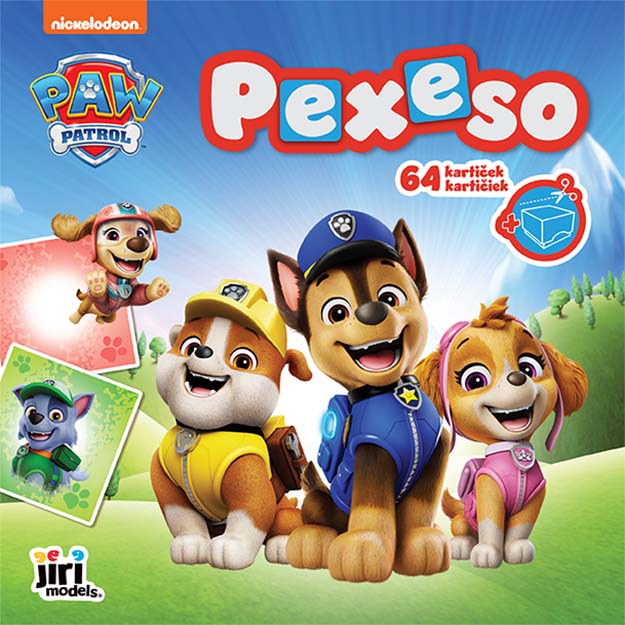 Pexeso v zošite Labková patrola