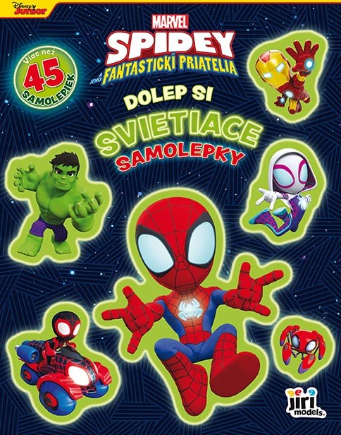 Dolep si svietiace samolepky Spidey