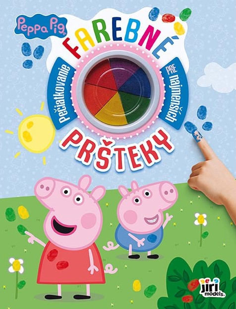Farebné pršteky Prasiatko Peppa