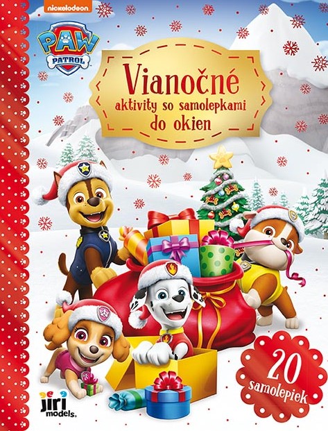 Vianočné aktivity so samolepkami do okien Labková patrola