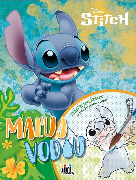 Maľuj vodou A4 Lilo & Stitch