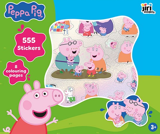 555 samolepiek Prasiatko Peppa