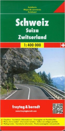 Automapa Švýcarsko 1:400 000