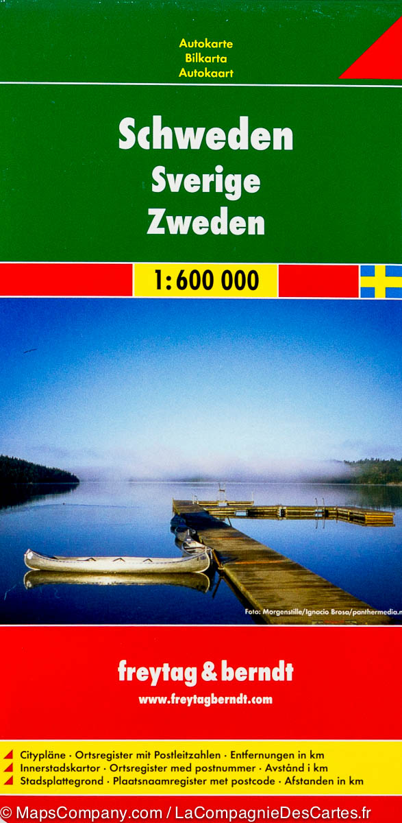 Automapa Švédsko 1:600 000