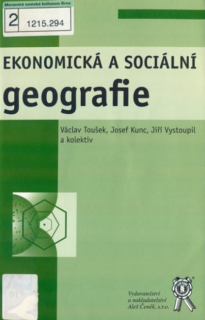 Ekonomická a sociální geografie
