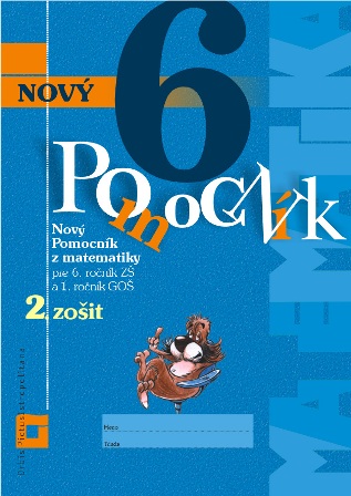 Obrázok Nový pomocník z matematiky 6 - 2. časť pracovná učebnica