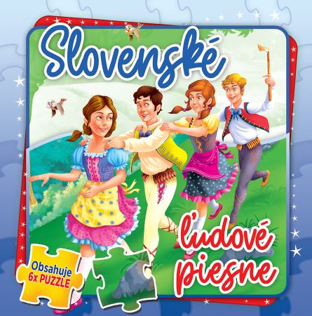 Slovenské ľudové piesne - Obsahuje 6x puzzle