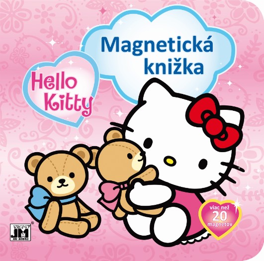 Magnetická knižka - Hello Kitty - viac než 20 magnetov